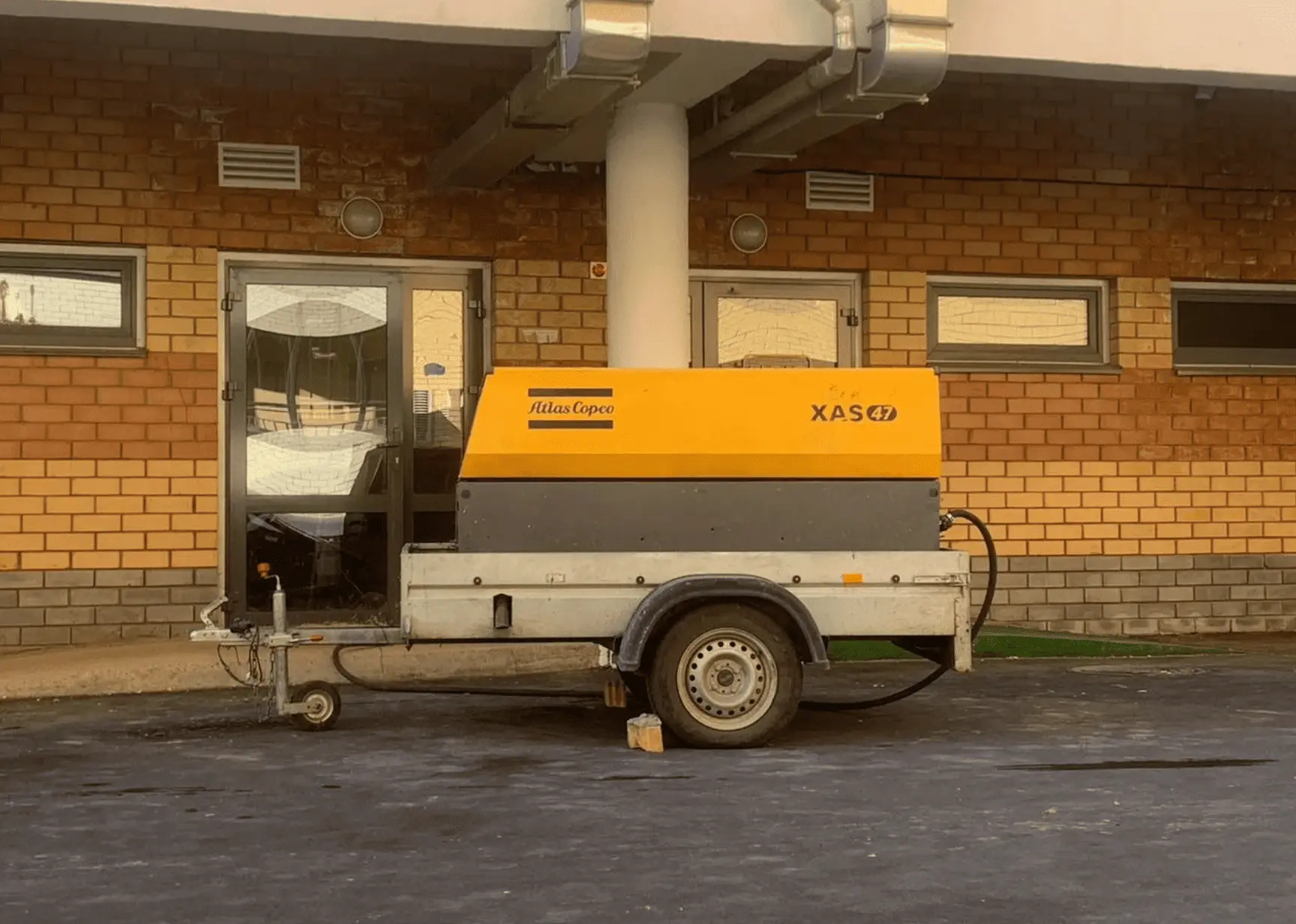 Atlas Copco XAS47 на объекте